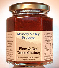 Plum and Red Onion Chutney