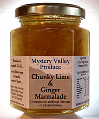 Chunky Lime and Ginger Marmalade